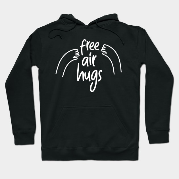 Air Hugs Free Social Distancing Cute Back to School Hoodie by markz66